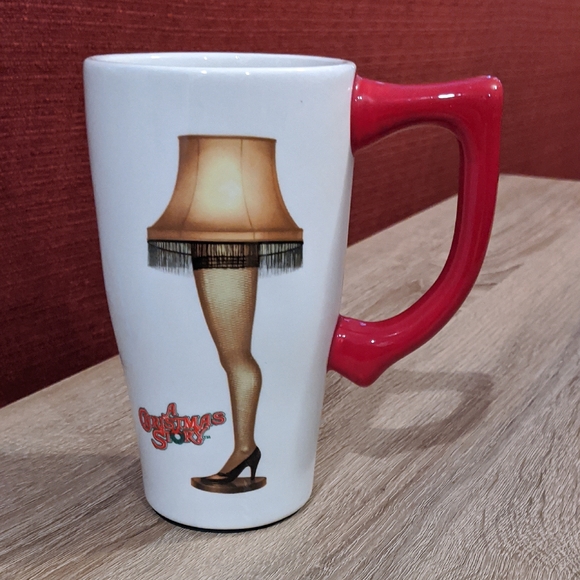 A Christmas Story Other - Leg Lamp Ceramic Coffee Travel Mug Handle No Lid Christmas Story Gift Humor